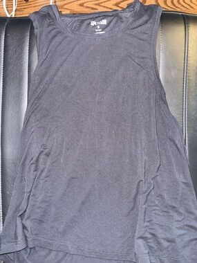 Splits59 Black Sleeveless Tee with Logo